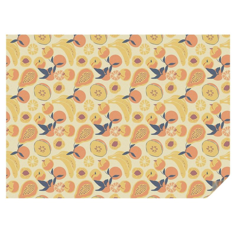 Naklejka na okno witraż Tulup 200x146 cm Efekt Mrożonego Szkła Owocowy wzór abstrakcyjny energiczny motyw 1 rol.