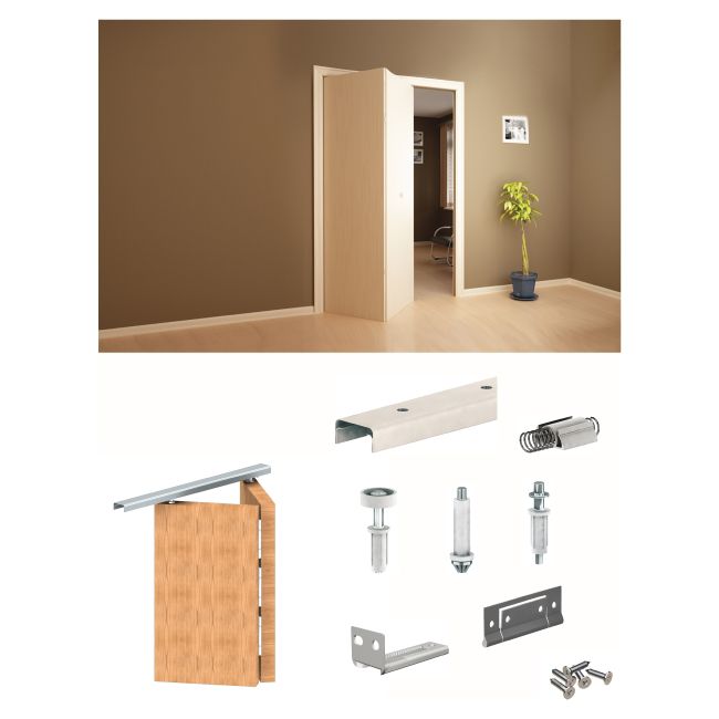 Zestaw do drzwi składanych Valcomp Apollo 908 mm biały