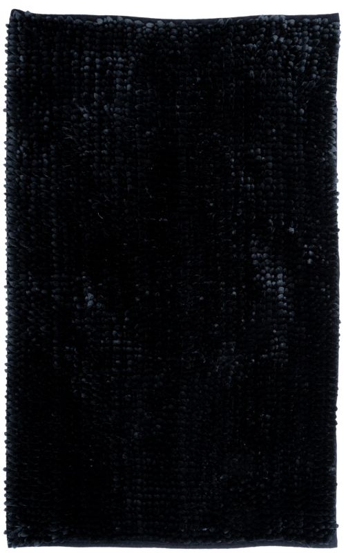 Dywanik łazienkowy Multidecor Chenille Velvet 50 x 80 cm czarny 1 szt.