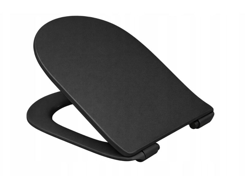 Deska sedesowa Ramm wolnoopadająca do Cersanit City czarny mat 1szt