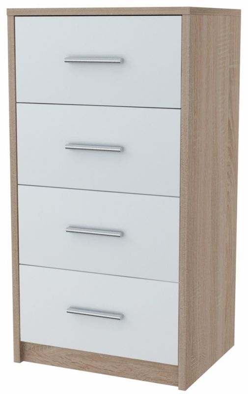 Komoda Matkam bodo 4S szafka 40 cm ufc biały-sonoma 1 szt.