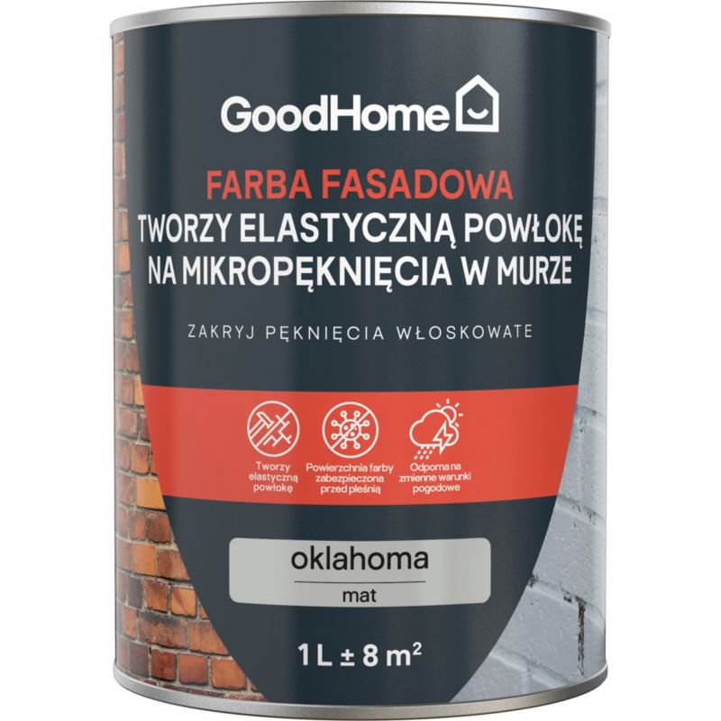 Farba fasadowa GoodHome na mikropęknięcia oklahoma 1 l