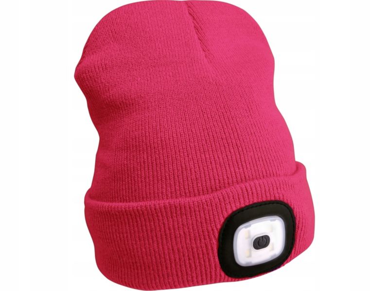 Czapka Extol led damska zimowa różowa uniwersalna 1 szt.