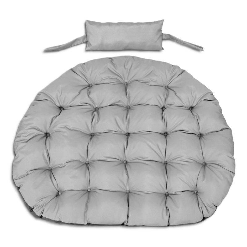 Poduszka ogrodowa Aio Factory wodoodporna bocianie gniazdo na krzesło wiszące szara 120 cm 1szt