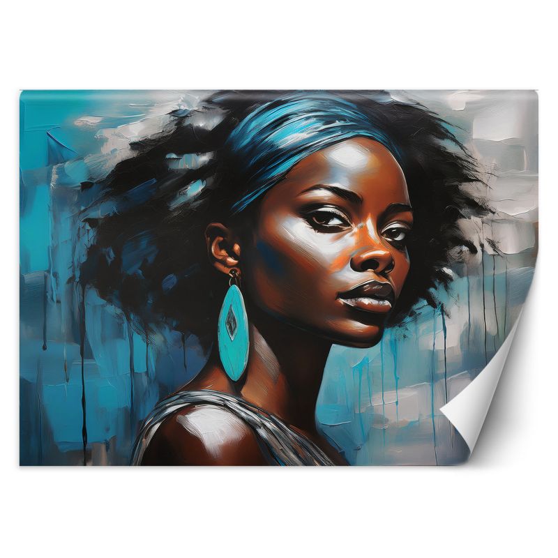 Fototapeta Feeby Kobieta Glamour Niebieski 100x70 1 szt