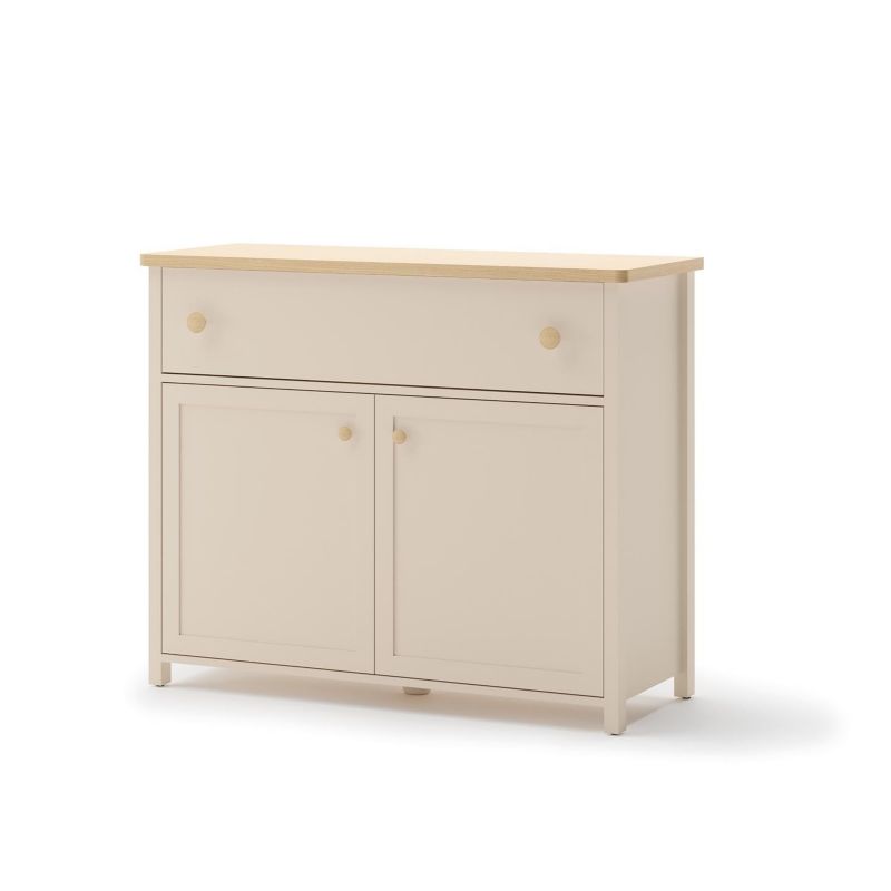 Komoda dwudrzwiowa BETTSO STORY z szufladą i pojemną półką 1szt.