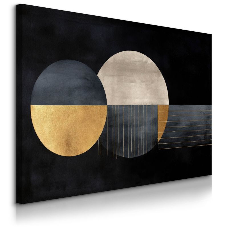 Obraz Muralo Abstrakcyjne Koła Kształty Geometryczne 120x80 cm 1 szt.