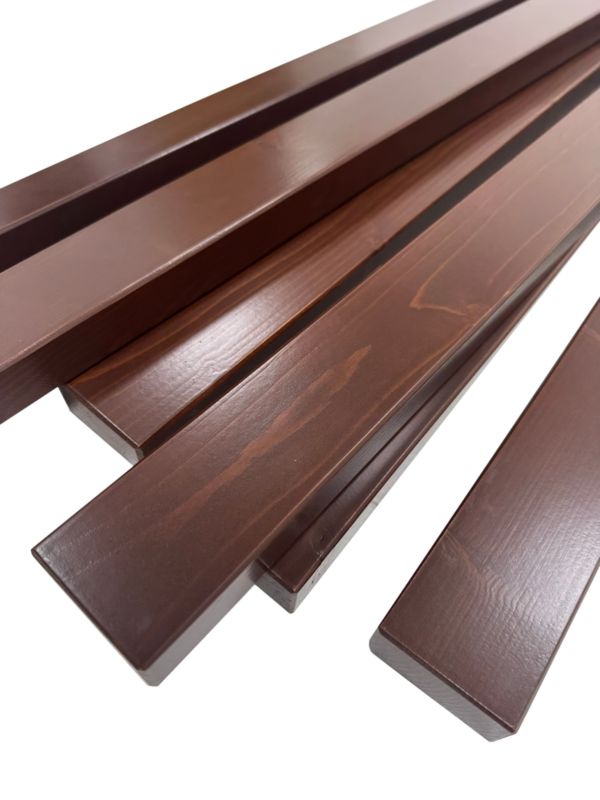 Deska do ławki ogrodowej Baster świerk skandynawski Palisander 150x9x3cm 1 szt.