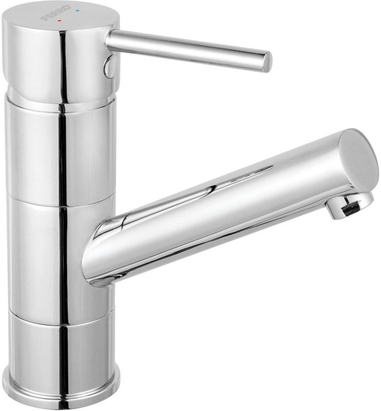 Bateria umywalkowa Ferro Fiesta chrom jednouchwytowa, stojąca, ruchoma wylewka, 1 szt.