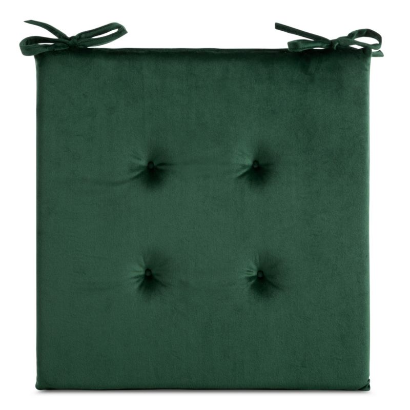 Siedzisko Eurofirany Gaja 40 x 40 x 3 cm ciemna zieleń