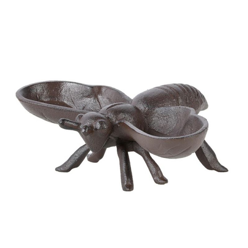 Poidełko dla owadów i ptaków Esschert Design żeliwne brązowe 6x19x14 cm 1 szt.