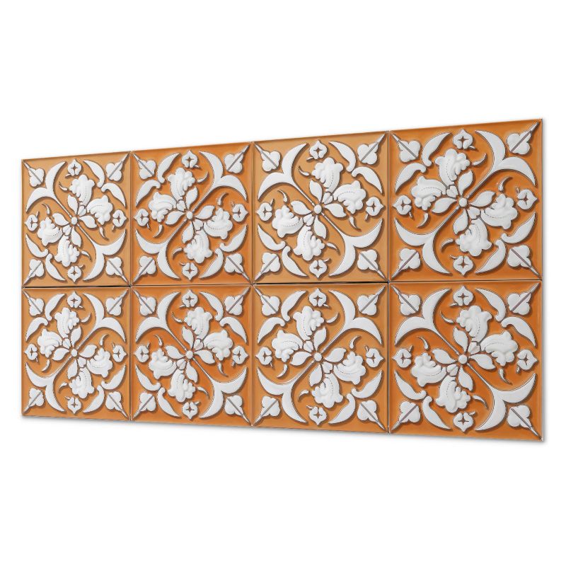 Winylowy Panel Z Grafiką ArtPrintCave 100x50 cm Wzór z kwiatowymi motywami 1 szt.