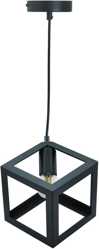 Lampa wisząca Sweden 1 x 60 W E27 czarna