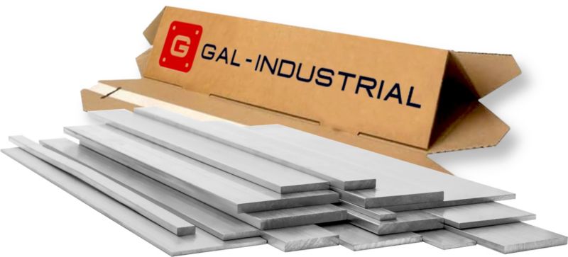 Płaskownik Aluminiowy GAL-INDUSTRIAL 20x3 mm 360 cm Profil Aluminium + Cięcie na wymiar 1 szt.