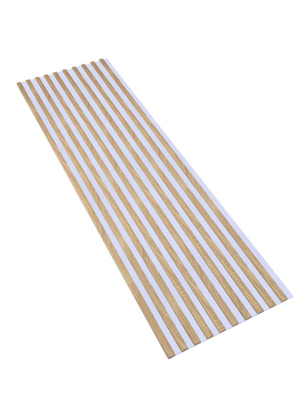 Lamele Ścienne na Filcu Białym SunWood 275x58cm Panele Dekoracyjne Dąb Sonoma 1 szt.