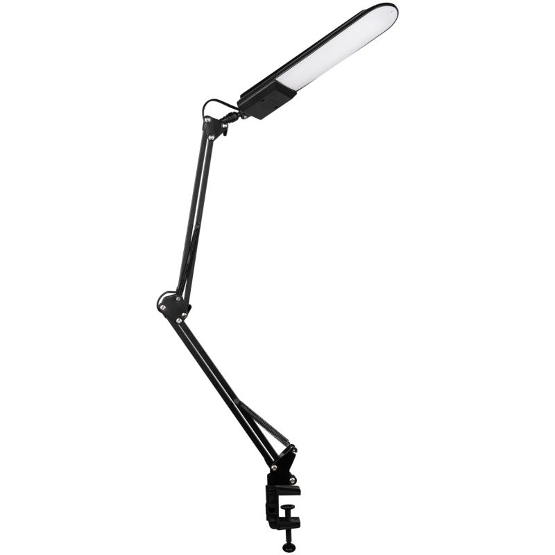 Lampa biurkowa kreślarska LED MasterLED Alina 7W 4500K z uchwytem montażowym czarna 1 szt.