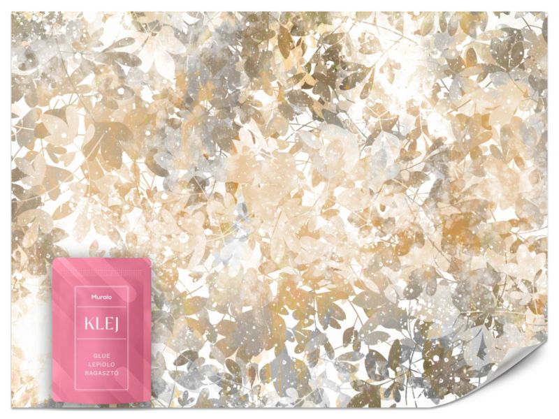 Fototapeta Muralo Abstrakcyjne Liście Natura 450x315 cm 1szt.