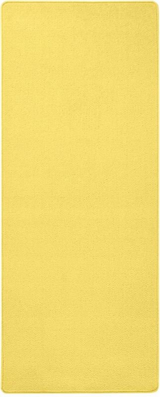 Chodnik Hanse Home żółty 80x300cm, na korytarz-przepdpokój z krótkim włosem 1 szt.
