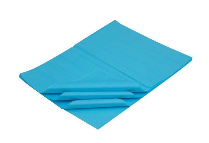 Bibuła Gładka Neopak Ozdobna 38x50 Lazurowa Bibułka 500 szt.