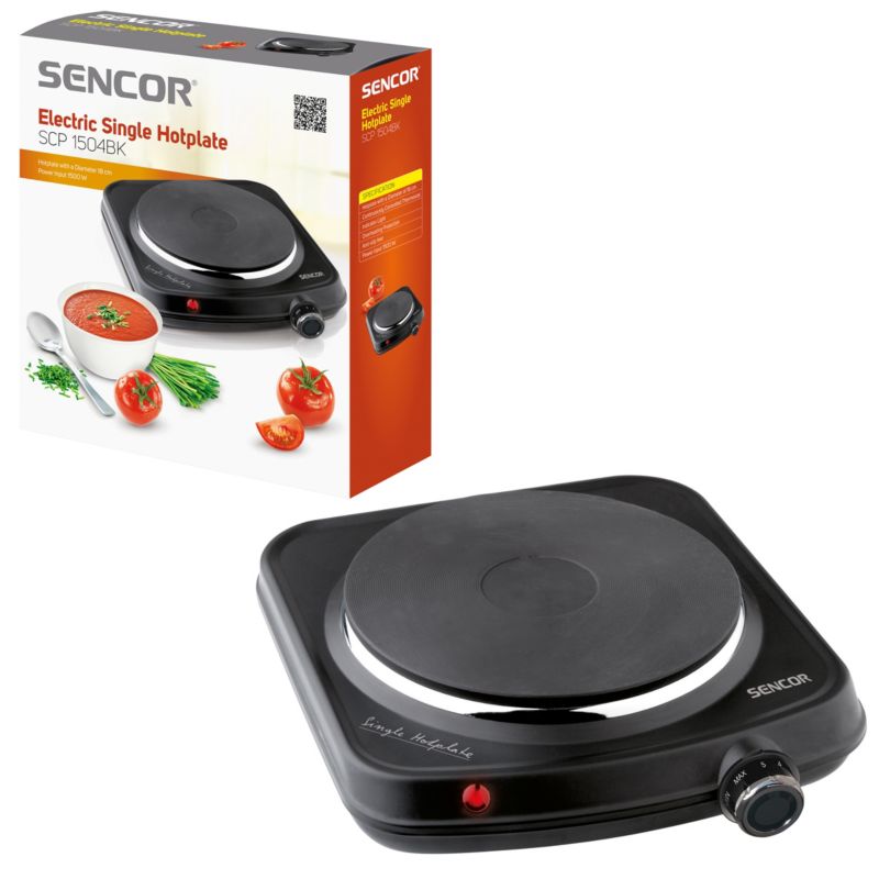 Kuchenka Elektryczna Sencor SCP 1504BK 1500W 1szt