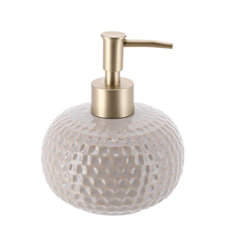 Dozownik na mydło Nolan TENDANCE beżowy z ceramiki 440 ml 1 szt.