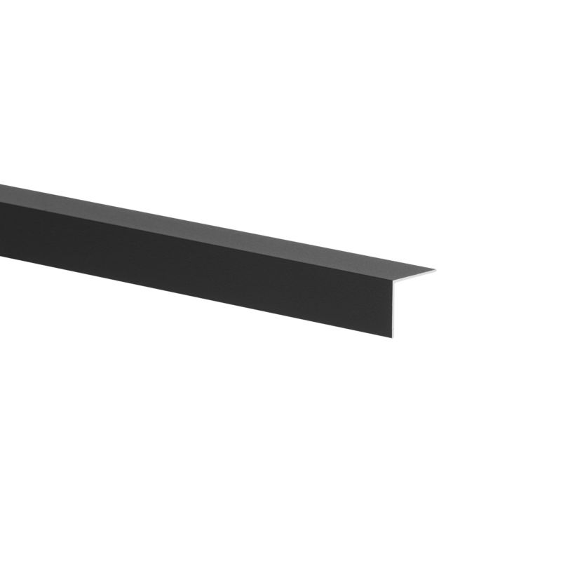 Kątownik aluminiowy 2600 x 20 x 20 x 1 mm ciemnoszary