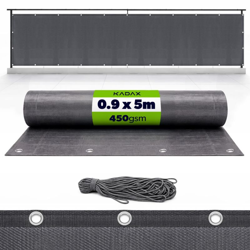 Osłona KADAX balkonowa na balustradę taras ogrodzenie 90 x 500 cm 1 szt.