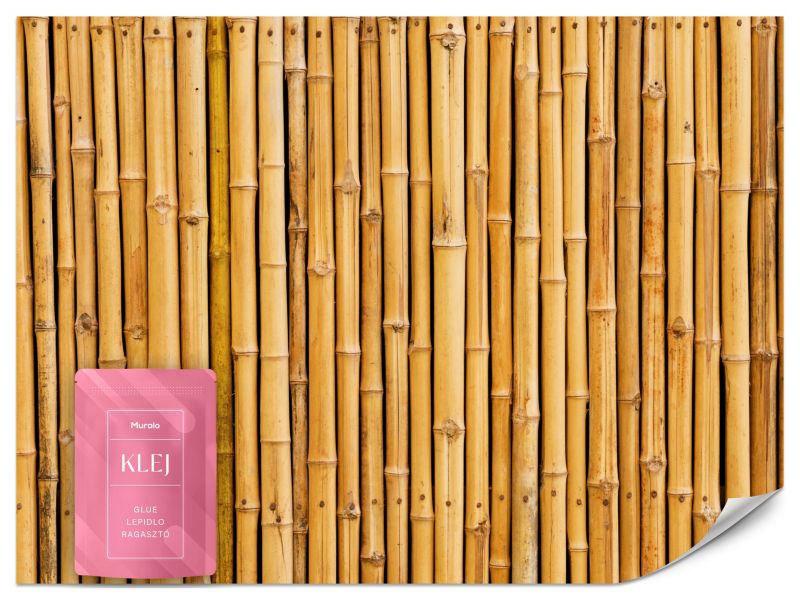 Fototapeta Muralo Bambusowa Ściana 150x105 cm 1szt.
