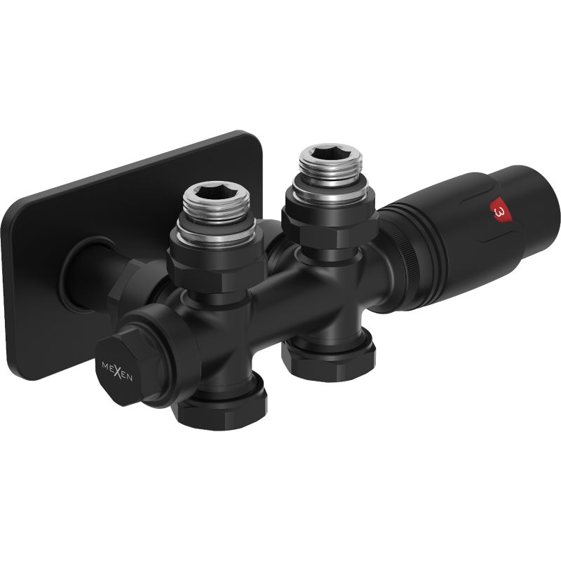 Zestaw termostatyczny Mexen G00 czarny 1 szt.