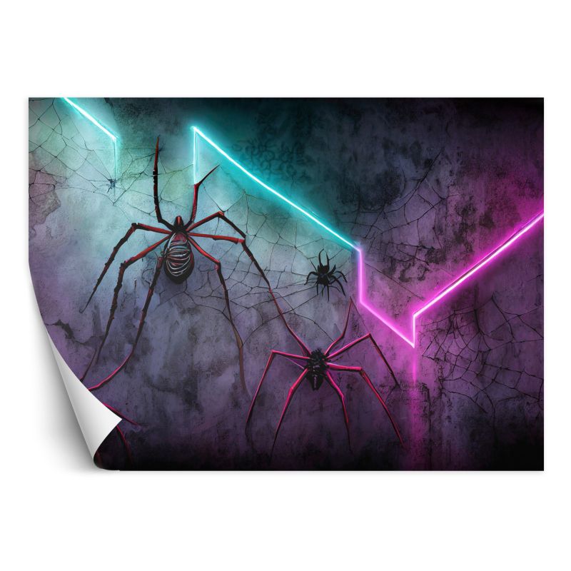 Fototapeta Feeby Pająk Neon Abstrakcja 200x140 1 szt