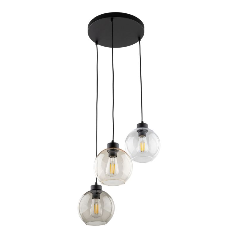 Lampa wisząca Cubus 3 x E27 mix
