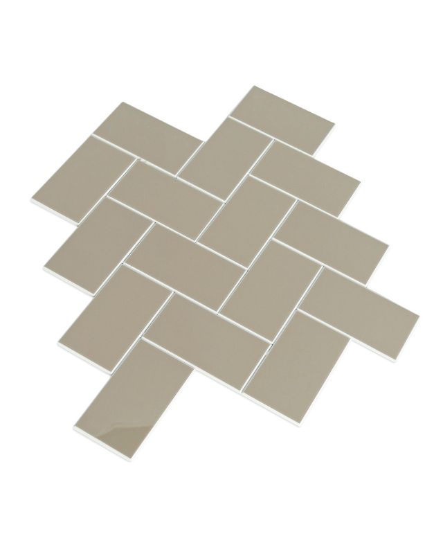 Kafelki ścienne samoprzylepne Mazovia 27,2 x 24 cm geometryczny Kremowy 1 szt.