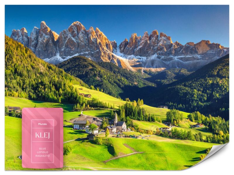 Fototapeta Muralo Alpejska Wioska Krajobraz 150x105 cm 1szt.