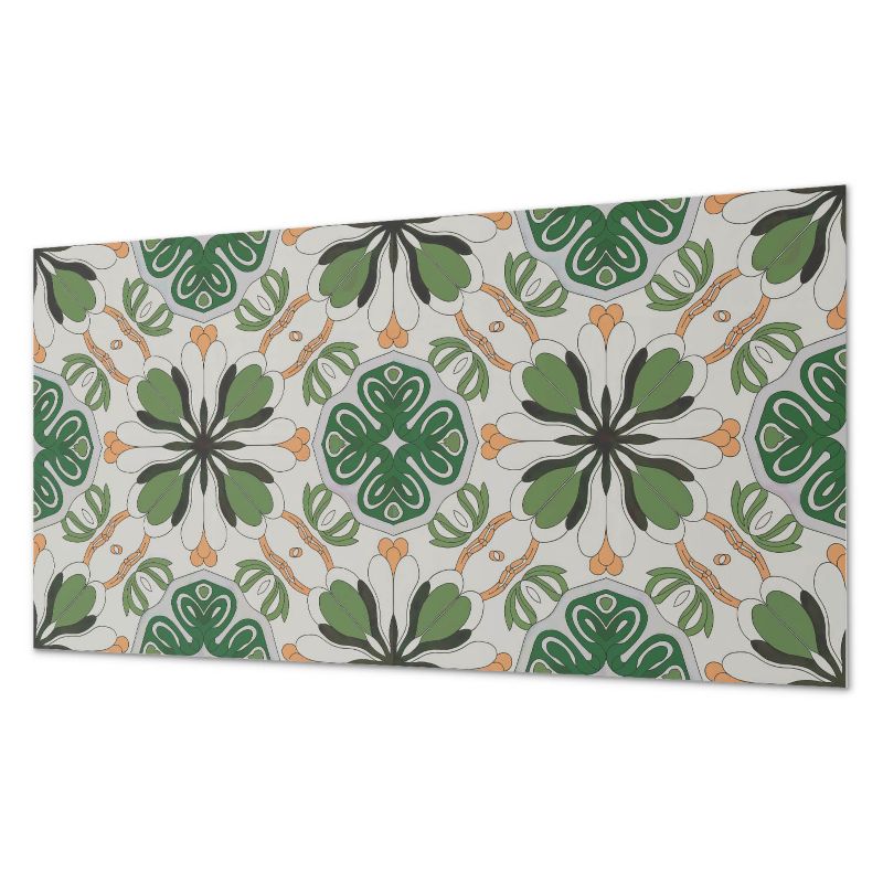 Paczka Kafelków Winylowych PCV ArtPrintCave 60x30 cm Kwiatowy wzór w symetrii 6 szt.