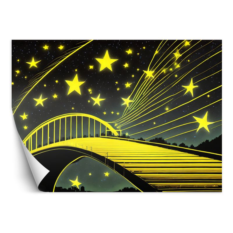 Fototapeta Feeby Gwiazdy Most Abstrakcyjny Neon 300x210 1 szt