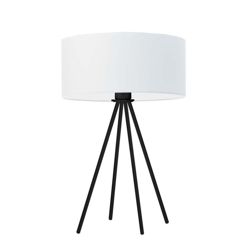 Lampka Nocna Volta Light Factory Solaris Abażur Biały 1xE27 1szt.