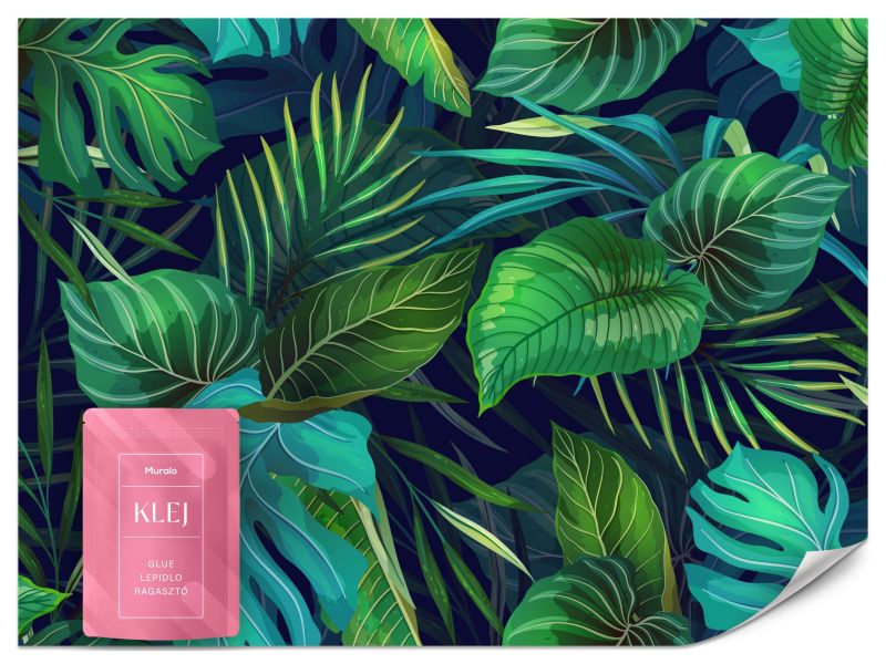 Fototapeta Muralo Tropikalne Liście 500x350 cm 1szt.
