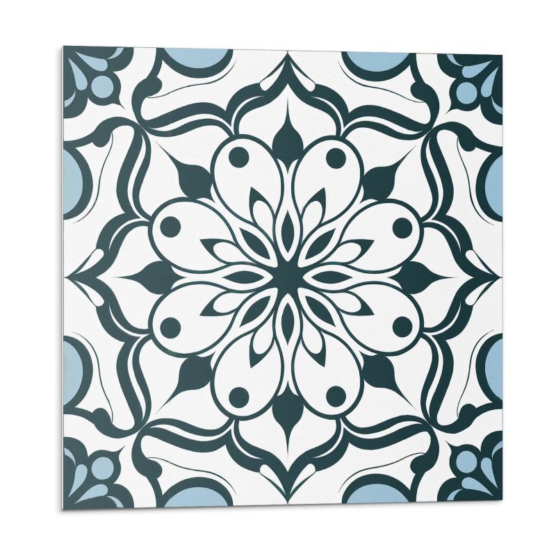 Kafelki samoprzylepne Wallfluent 20x20 cm Motyw mandali z kwiatowymi akcentami 20 szt.