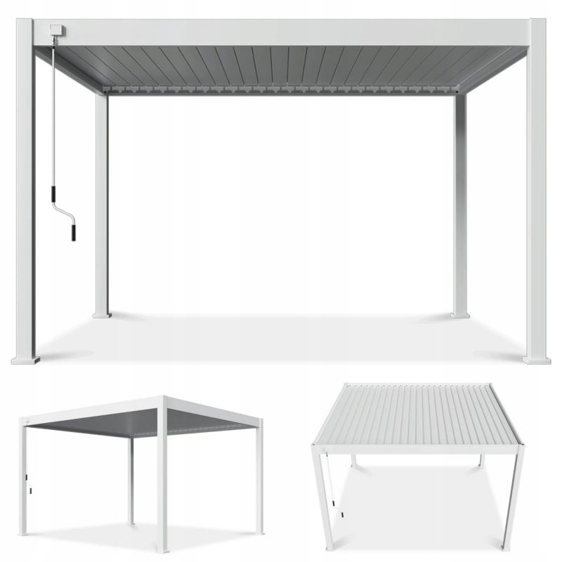 Pergola Aluminiowa Tarasowa zadaszenie na taras DELUXE 3,6x4 Gutroof 1 szt