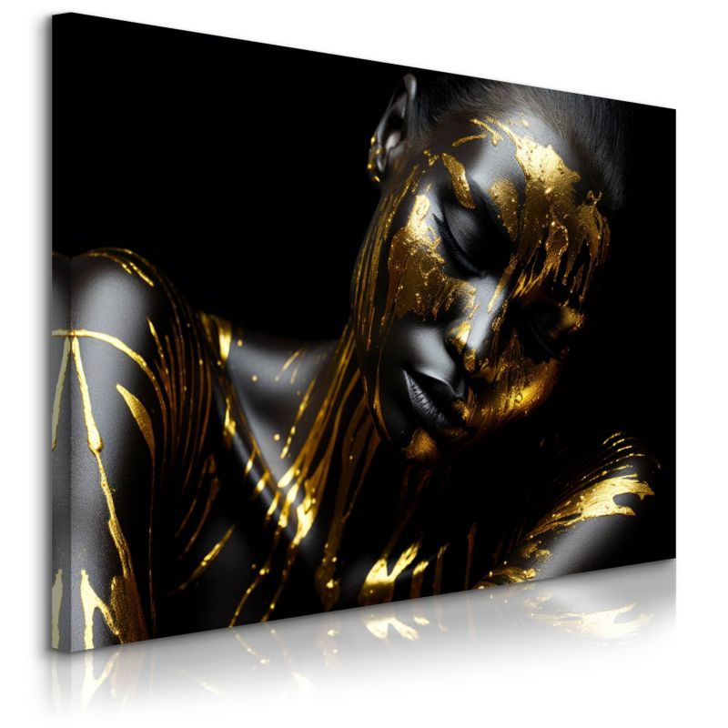 Obraz Muralo Abstrakcyjny Kobiecy Portret Styl Glamour 120x80 cm 1 szt.