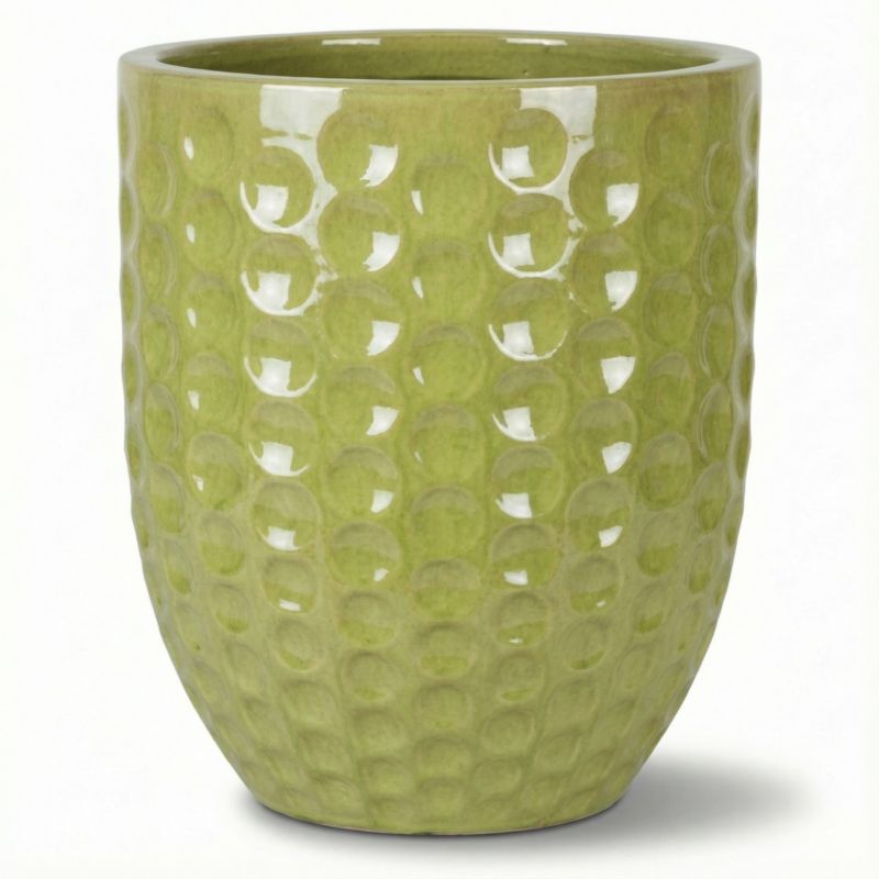 Doniczka ceramiczna Provencelia MEROVEE szkliwiona mrozoodporna 42 x 55 cm Oliwkowy 1szt