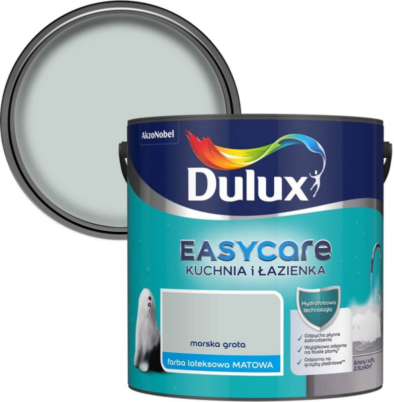 Farba Dulux EasyCare Kuchnia i Łazienka morska grota 2,5 l