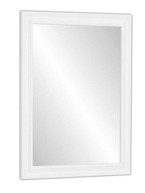 Stylowe lustro Profilmat w białej ozdobnej retro ramie 100X80cm 1szt.