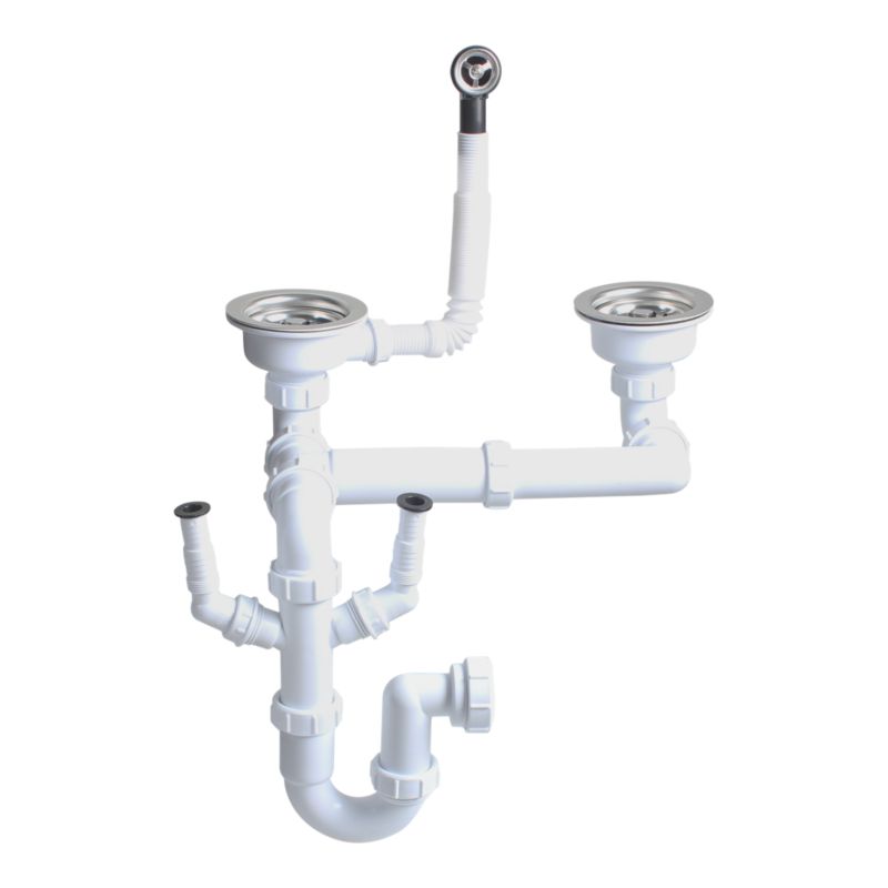 Syfon do zlewozmywaka B 1,5 / 2 komory