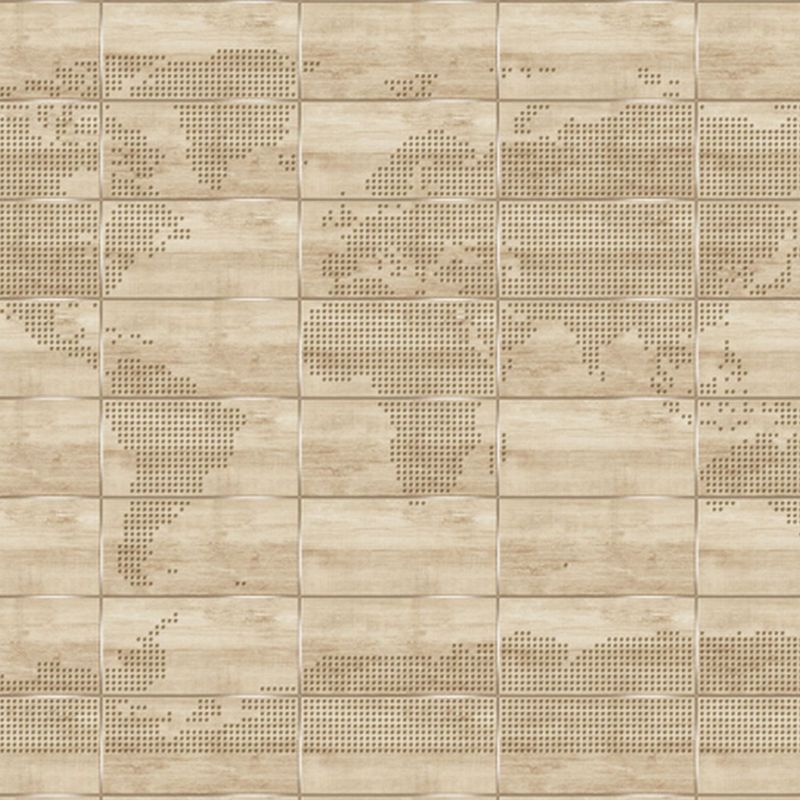 fototapeta Sanders & Sanders Mapa świata beżowym 424 x 280 cm - 1 rol.