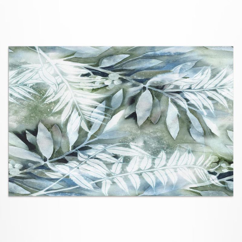 Balkonowy Dywan Winylowy Wallfluent 140x210 cm Akwarelowe gałązki 1 szt.