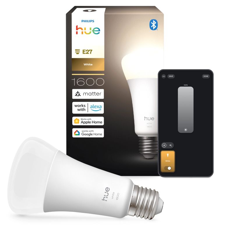 Żarówka LED Philips HUE E27 A67 13.5W 1600lm 2700K Biała Inteligentna Bluetooth White 1 szt.