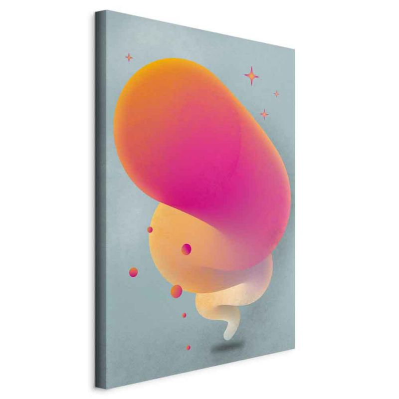 Obraz Artgeist Różowa smuga 80 x 120 cm płótno włoskie 1 szt