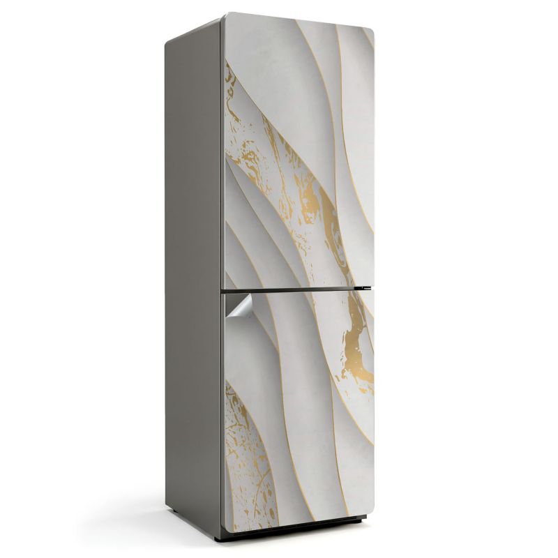 Ochronna naklejka na lodówkę Wallfluent 60x180 cm Fale i tekstury w ruchu 1 szt.