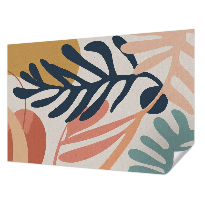 Tapeta samoprzylepna Tulup 104x70 cm Liściaste wzory Tapeta Do Salonu, Sypialni, Biura 1 szt.